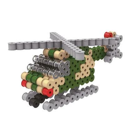 Термомозаїка тривимірна CT-0019E, Creative Toys, Військова техніка, термо мозаїка 3D, набір для творчості, іграшка