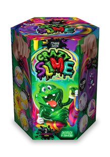 Набір для проведення дослідів "Crazy Slime" Лизун/Слайм своїми руками Danko Toys (укр) SLM-01-01U