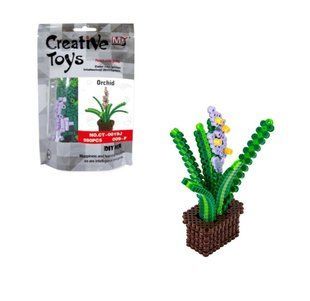 Термомозаїка тривимірна CT-0019J, Creative Toys, Кімнатні рослини, термо мозаїка 3D, набір для творчості, іграшка