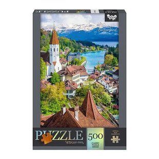 Класичний пазл 500 ел. с.14 "Thun castle, Switzerland" Danko Toys С500-14-11