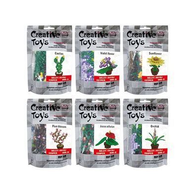 Термомозаика трехмерная CT-0019J, Creative Toys, Комнатные растения, термо мозаика 3D, набор для творчества