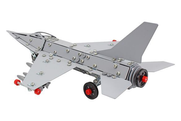 Металлический конструктор, модель Истребитель F-16 ТехноК 9598