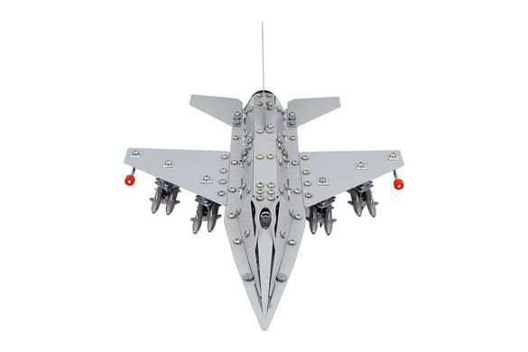 Металлический конструктор, модель Истребитель F-16 ТехноК 9598