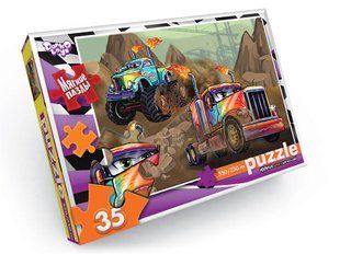 М'які пазли "Вантажівки" 35 елементів с.10 Danko Toys S35-10-16