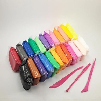 Супер легкий пластилін Hipe (24 кольори, стеки, 195 г) 832767