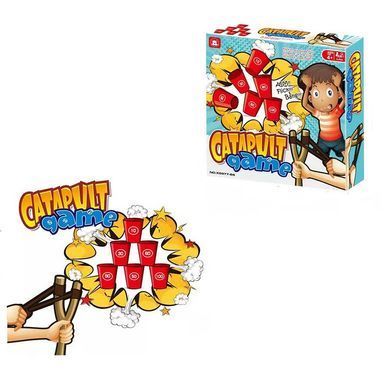 Дитяча настільна гра Catapult game (2 рогатки, склянки) XS977-66