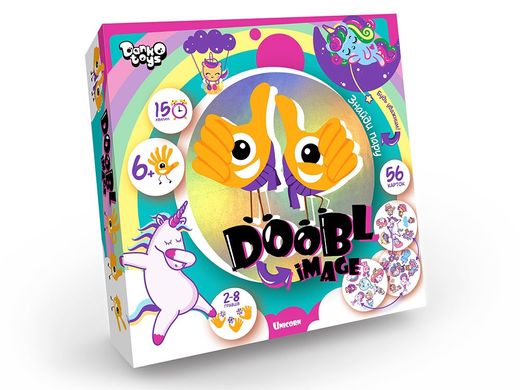 Настільна гра Doobl Image Danko Toys DBI-01-01U близнюк ігрові картки для дітей та дорослих