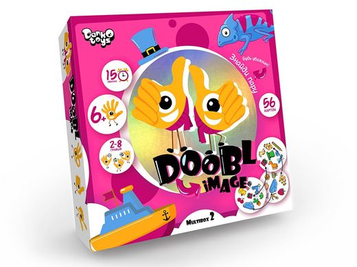 Настольная игра Doobl Image (укр) Danko Toys DBI-01-01U близнец игровые карты для детей и взрослых