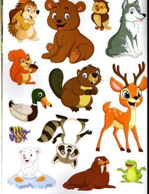 Sticker book малюкам. Тварини світу (книга з наліпками) Манго-book 9789664993057/5