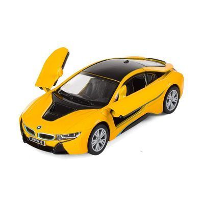 Дитяча колекційна машинка Kinsmart BMW i8 KT5379WA машина метал інерційна відчиняються двері іграшка