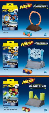 Игровой набор NERF NITRO машинка с препятствием 7703/7704/7705 детский транспорт игрушка для запуска для мальч