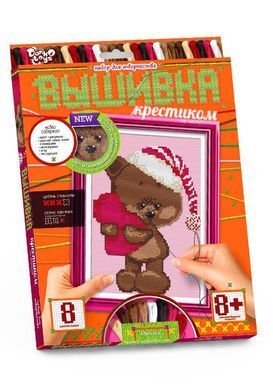 Вышивка крестиком по номерам Danko Toys VK-01-01 набор для детского творчества схема мулине игла кнопки