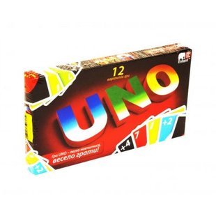 Настольная игра UNO (укр) Danko Toys ФР-00008450 УНО карточки 12 вариантов развивающая логическая для детей