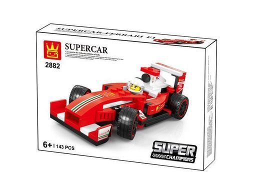 Дитячий конструктор Суперкар Supercar Wange 2882 гоночний болід 143 деталі для дітей