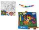Розмальовка за номерами Coloring by numbers 31х31 см Danko Toys CBN-01-01,02,03,04...10