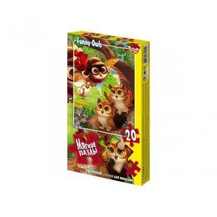 Дитячі м'які пазли "Забавні сови" 20 ел. с.9 Danko Toys S20-09-03