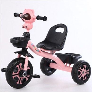 Велосипед трехколесный Kids tricycle трехколесный трицикл 2 корзины EVA колеса музыка свет для детей