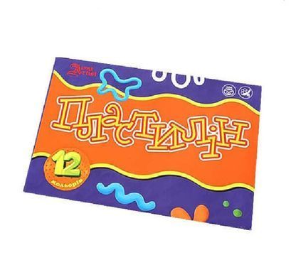 Пластилин восковой Little Artist, 832538, набор 12 цветов, стек, для лепки, 240 г, Leader