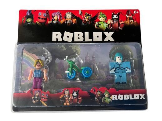 Герои Roblox (набор 2 игровых фигурки, велосипед) A 24381