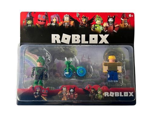 Герои Roblox (набор 2 игровых фигурки, велосипед) A 24381