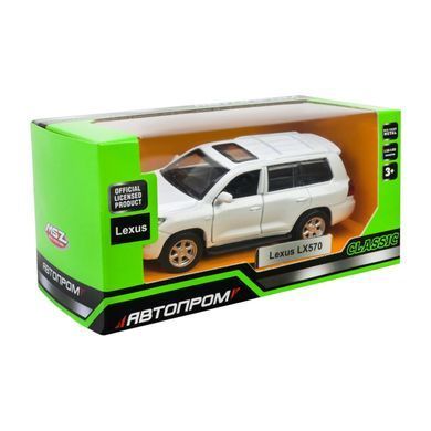 Металлическая машинка АВТОПРОМ LEXUS LX570 (открывающиеся двери) 4304