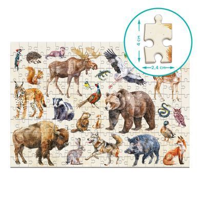 Монтессорі пазл Лісові тварини Dodo (200 дет.) 300638