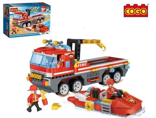 Конструктор COGO City Пожарная служба 4136 354 дет. детский пластик блок мальчик