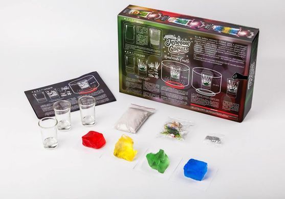 Гелеві свічки своїми руками Danko Toys GS-02-01 пісок гель гліттер квіти фігурки дитячий набір для творчості дітей