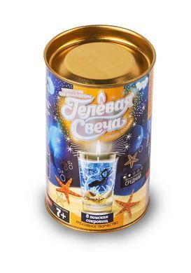 Гелева свічка своїми руками у тубусі Danko Toys арт. GS-01-01 дитячий набір для творчості дітей гель гліттер фігури квіти