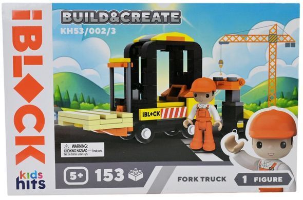 Конструктор Kids hits IBLOCK Junior Погрузчик (153 дет.) KH53/002/3