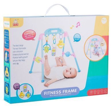 Игровой центр с погремушками (турник, 3 игрушки) A827
