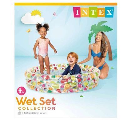 Детский надувной бассейн Intex 59431 объем 248 л, 132 х 28 см, отдых, бассейн для дома