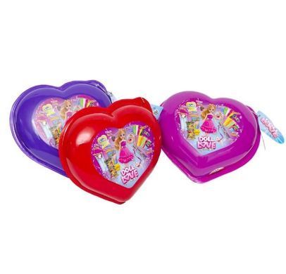 Креативна творчість Big Doll Love BDL-01-01 Danko Toys набір, серце, кулон, пластилін, лялька, стрази, для дівчаток