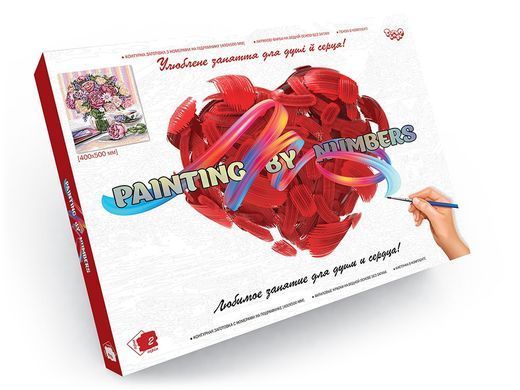 Креативное творчество "Картина по номерам на полотне" с.2 (40*50 см) Danko Toys KpN-40х50-02-02