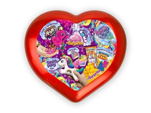 Набор креативного творчества Pony Love Danko Toys BPS-01-02U сюрприз игрушки слайм песок бомбочка для ванны