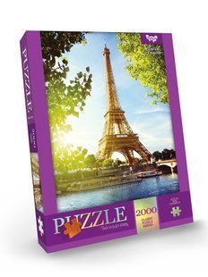 Класичні пазли 2000 елементів с.1 "Paris, France" Danko Toys C2000-01-07