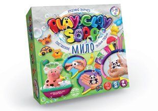 Набір для творчості PlayClay Soap 8 кольорів Danko Toys PCS-01-01U мило форми основи для дітей