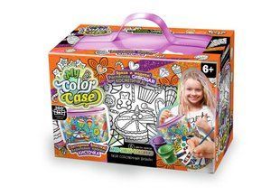 Набір для творчості косметичка - розмальовка My Color Case Danko Toys COС-01-01U дитячі фарби лак блискітки для дівчаток