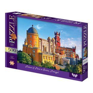 Класичний пазл 500 ел. с.15 "Palace of Pena in Sintra, Portugal" Danko Toys С500-15-06