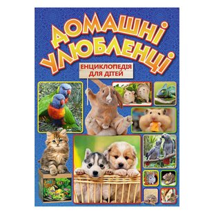 Дитяча книга Домашні улюбленці. Енциклопедія для дітей, книга про тварин, 240 с.