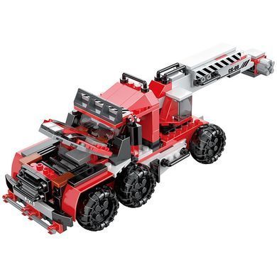 Конструктор Cogo Engineering Строительная техника 3728, спецтехника, 3 в 1, блочный, 320 дет., игрушка