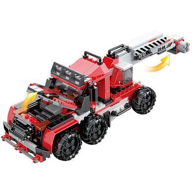 Конструктор Cogo Engineering Строительная техника 3728, спецтехника, 3 в 1, блочный, 320 дет., игрушка