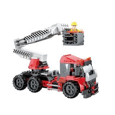 Конструктор Cogo Engineering Строительная техника 3728, спецтехника, 3 в 1, блочный, 320 дет., игрушка