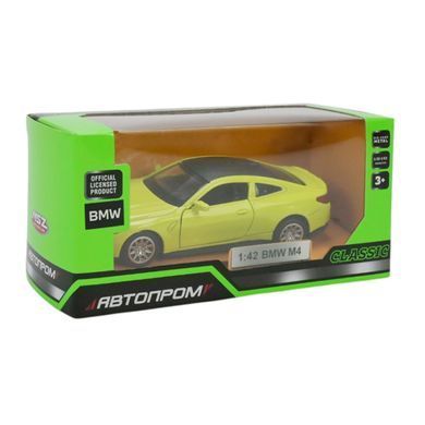 Машинка металева АВТОПРОМ BMW M4 (G82) (відкрив. двері) 4371