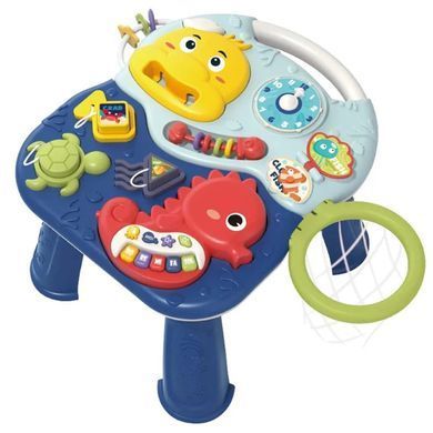 Каталка-ходунки 2 в 1 (столик, игровая панель пианино) 66548-66549
