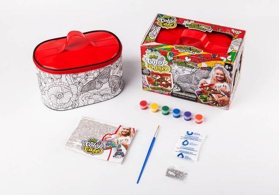Набір для творчості косметичка - розмальовка My Color Case Danko Toys COС-01-01U дитячі фарби лак блискітки для дівчаток
