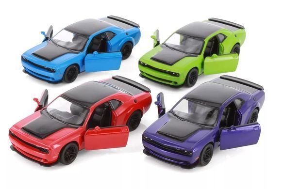 Модель легкова Kinsmart Dodge Challenger SRT-DEMON 2023 5'' (відкрив. двері) KT5461W