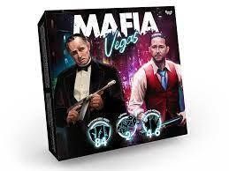 Настільна гра Мафія Вегас Mafia Vegas Danko Toys MAF-02-01U для всієї родини дорослих дітей фішки кубики карти
