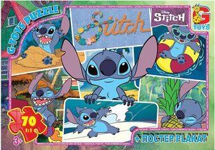 Пазл Stitch/Стіч + постер G-Toys (70 дет.) SC607