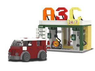 Конструктор АЗС Megapolis Limo Toy (361 деталь) KB 4004